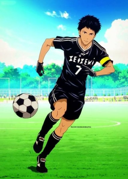 Аниме парни футболисты