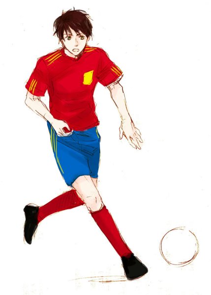 Аниме парни футболисты