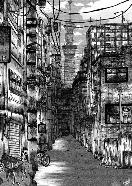 Аниме улица для гача лайф лес