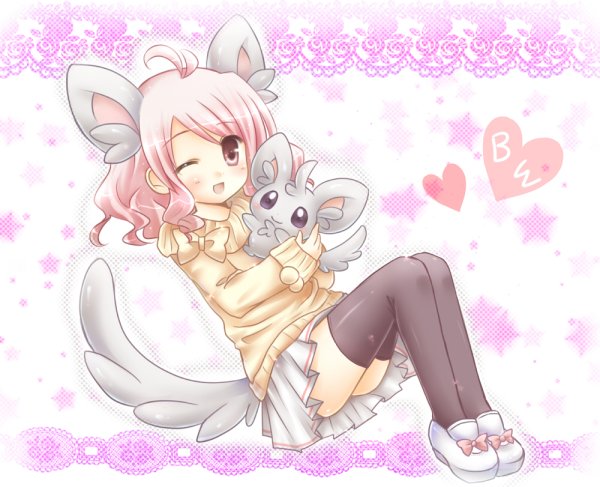 Шиншилла в стиле аниме