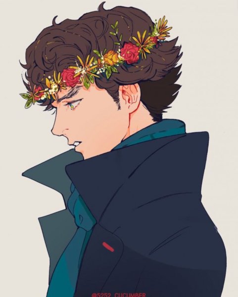 Бенедикт Камбербэтч Шерлок аниме