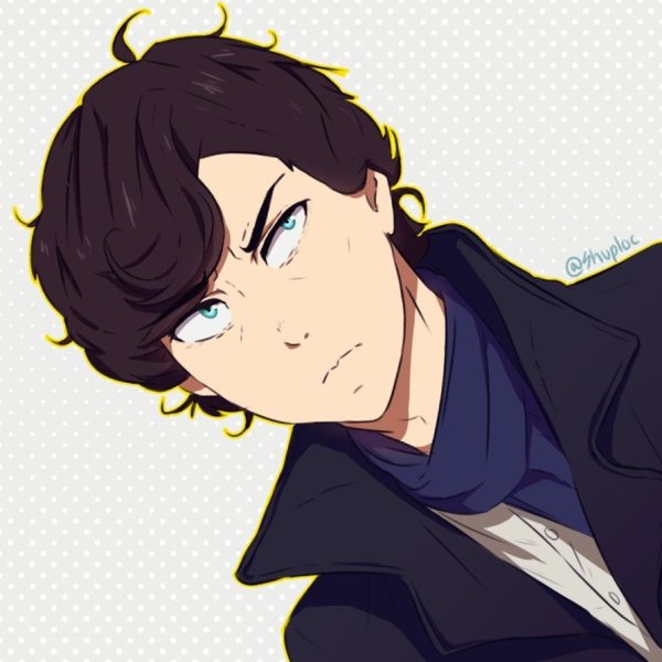 Шерлок арт аниме