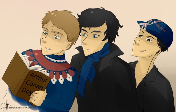 Мориарти и Шерлок аниме