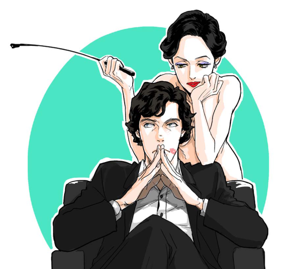 Шерлок и Ирэн Адлер арт