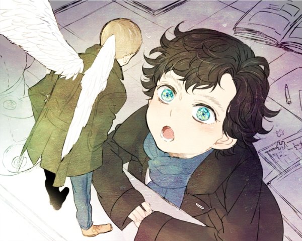 Аниме Шерлок Холмс и Джон Ватсон