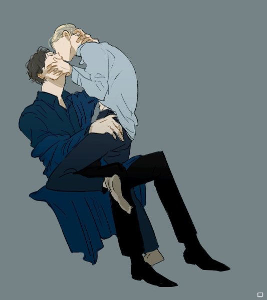 Шерлок Холмс и Джон Ватсон яой