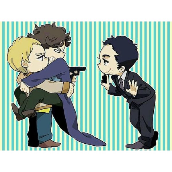 Мориарти и Шерлок аниме