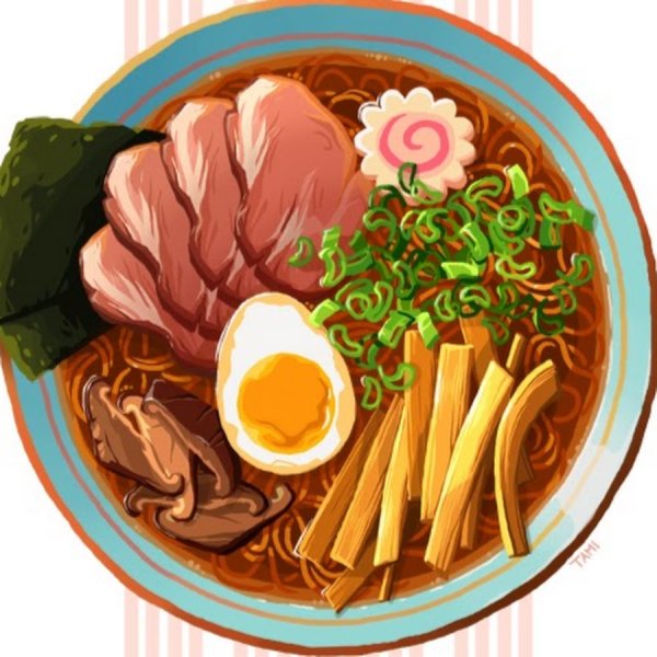 Аниме еда рамен