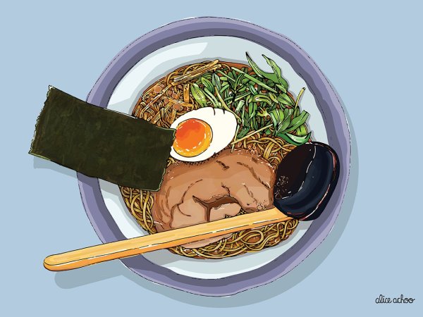 Герои Миядзаки рамен