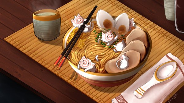 Рамен с НАРУТОМАКИ