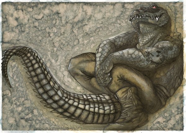 Рептилоид крокодил