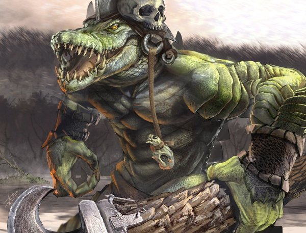 Крокодил гуманоид