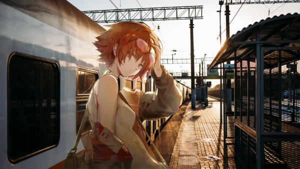 Аниме на фоне реального мира