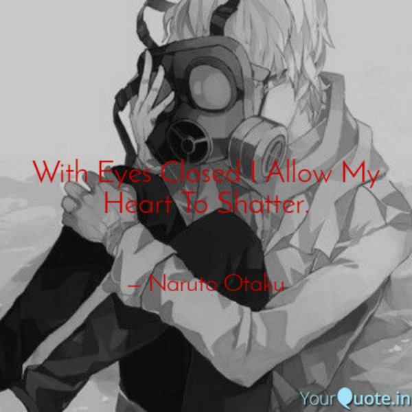 Аниме мальчик в противогазе