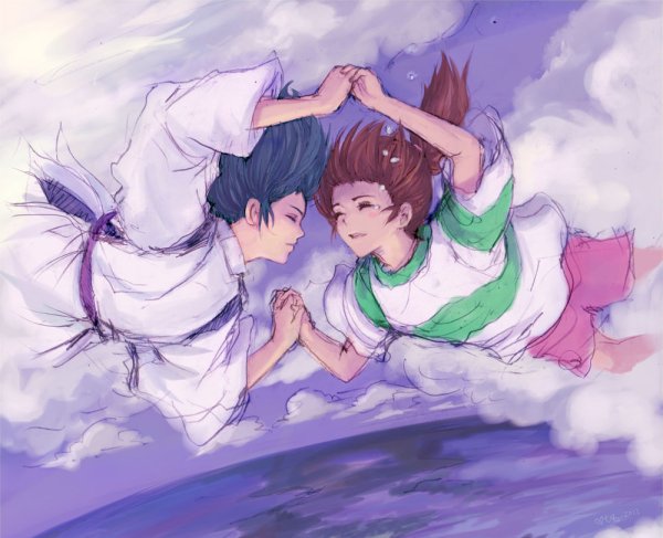 Унесённые призраками Хаку и Тихиро