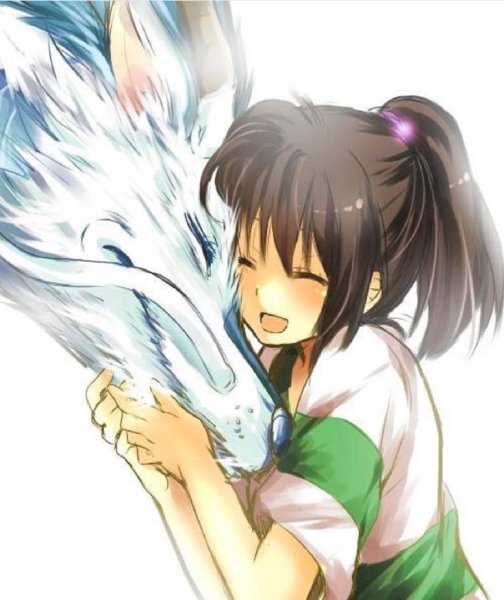 Тихиро и Хаку аниме