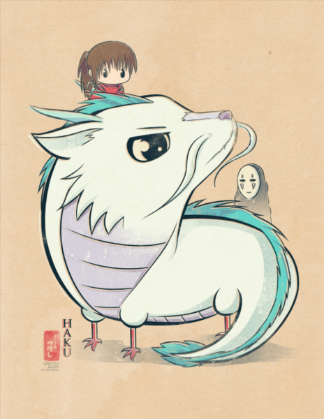 Хаяо Миядзаки Унесенные призраками Хаку