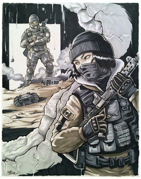 Арт Rainbow Six Siege Frost