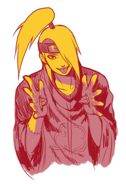 Наруто арты Дейдара