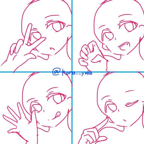 Милые розы для рисования