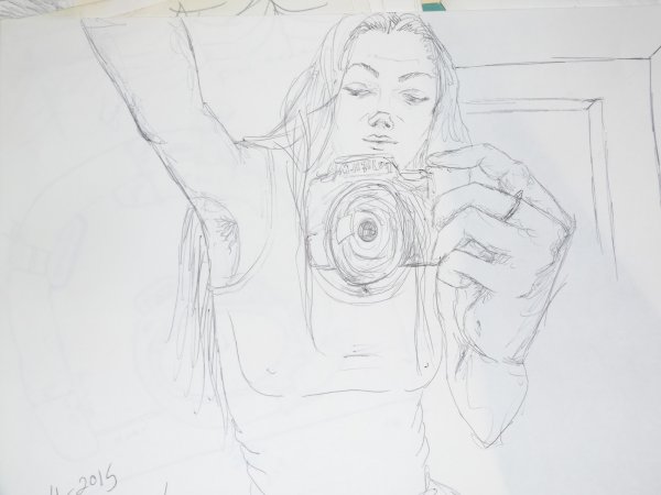 Селфи картинки нарисованные