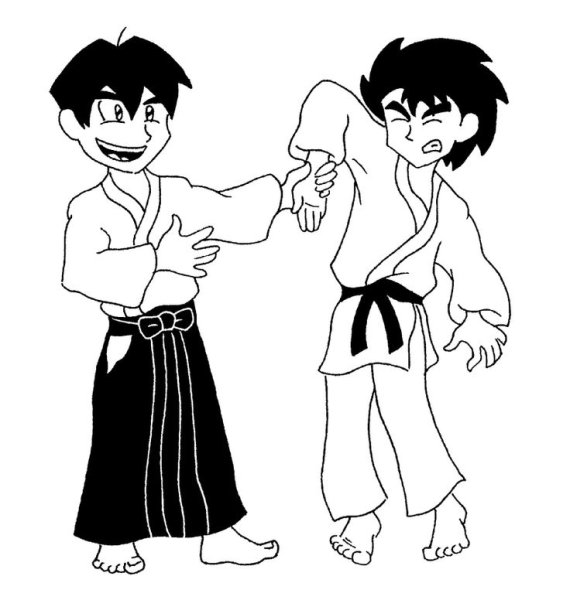 Айкидо мультяшки