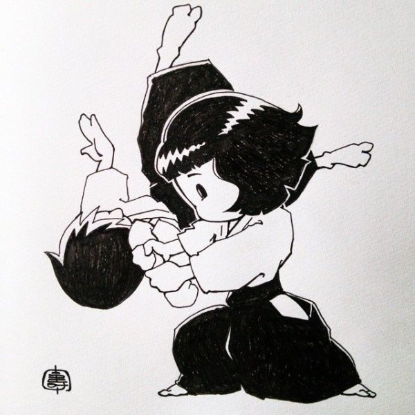 Айкидока рисунок