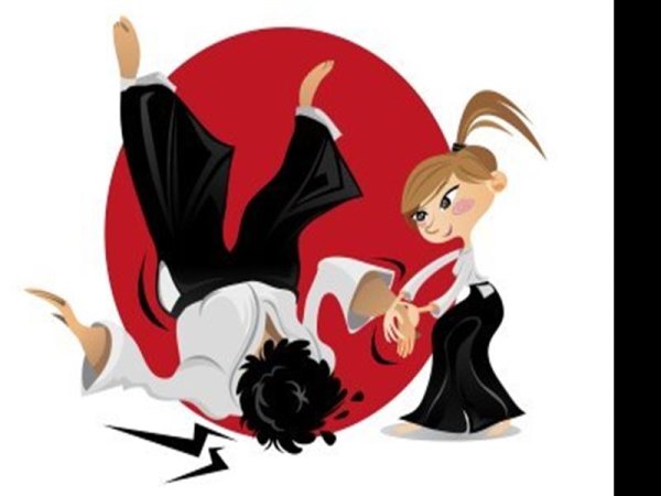 Айкидо девушки рисунок