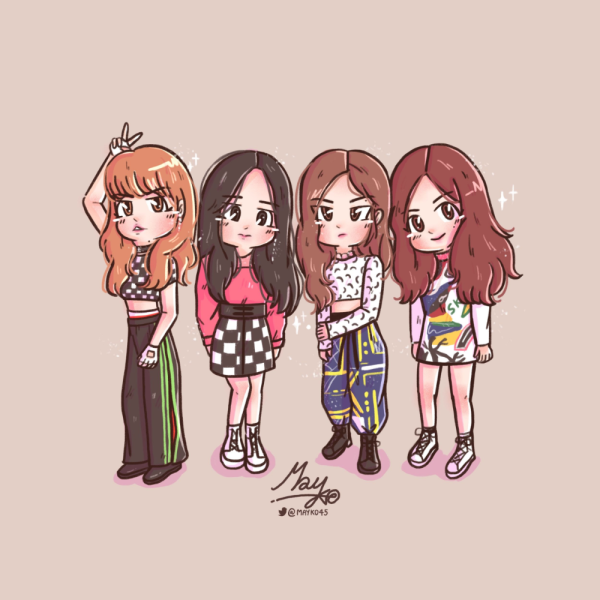 Чиби Блэк Пинк Дженни