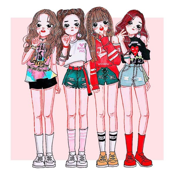 BLACKPINK мультяшные