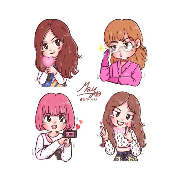 BLACKPINK Art Чиби