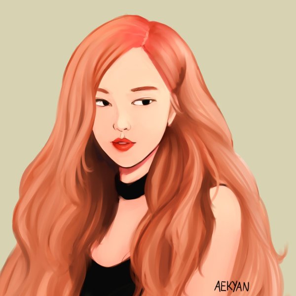 Арт Розэ из BLACKPINK