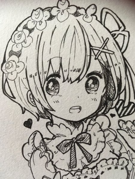 Ре Зеро рем зарисовки