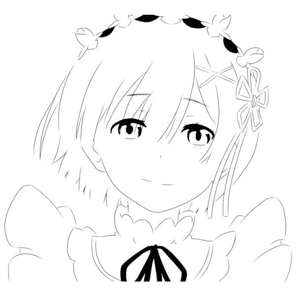 Рэм резеро карандашом