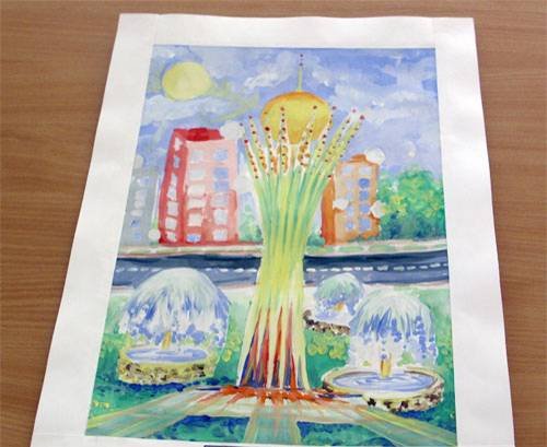 Значок Байтерек символ Казахстана