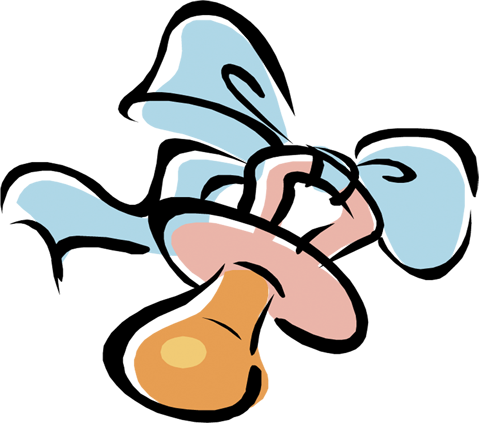 Соска нарисованная