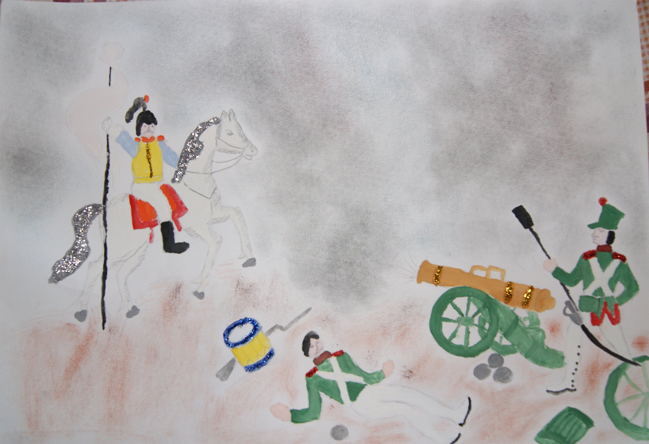 Бородинское сражение рисунки детей