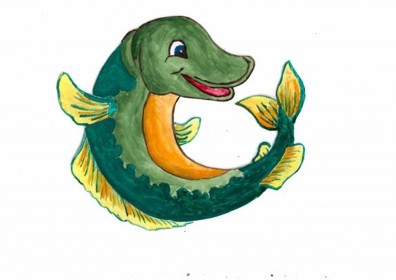 Маска щуки для сказки