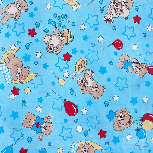 Ткань с детским принтом