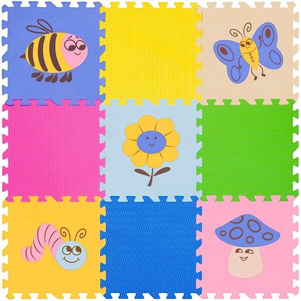 Коврик-пазл FUNKIDS цветы-12