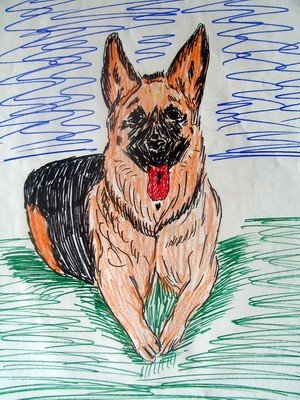 Моя собака рисунки