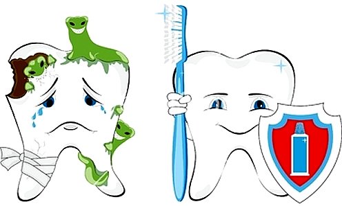 Зуб с кариесом рисунок