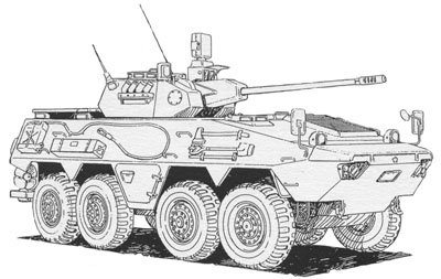 БТР раскраска