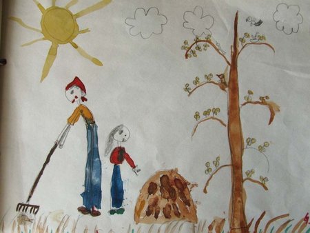 Рисование в подготовительной группе субботник Комарова