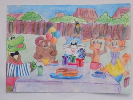 Кинотеатр глазами детей рисунки