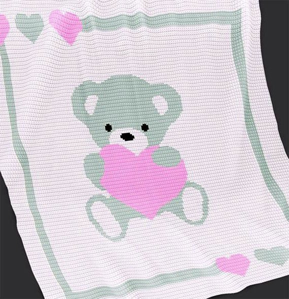 Плед мишка ramelka