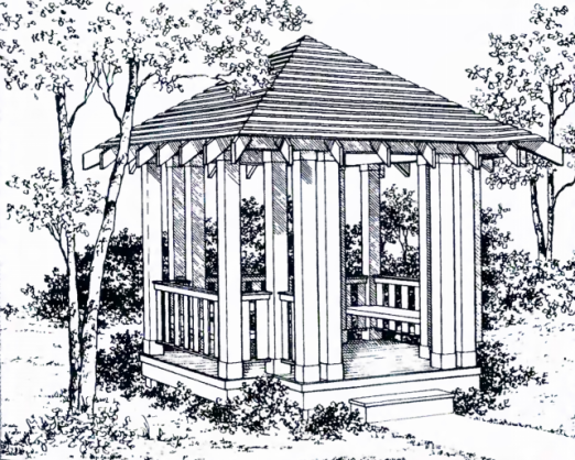 Эскиз беседки