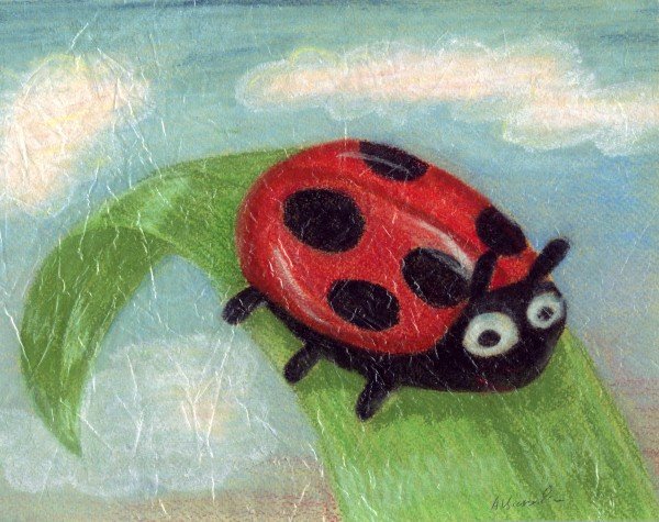 Рисование масляной пастелью для детей