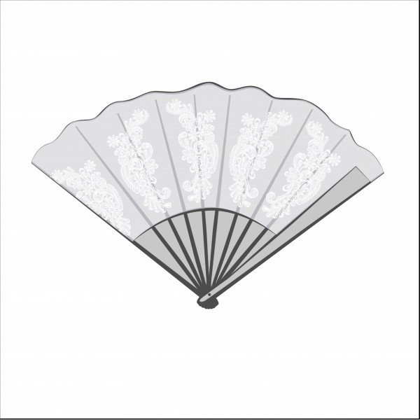 Веер трафарет