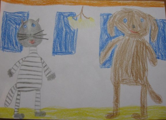 Рисунки Простоквашино карандашом цветные